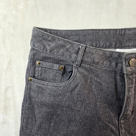 Soft Surroundings pants Pull On Stretch Gray Denim Jeans XL Extra Large comfort - Picture 6 of 10